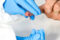 medical grade powder-free nitrile exam gloves
