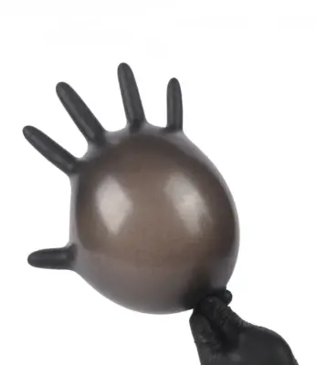Custom logo latex free nitrile disposable gloves
