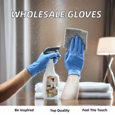 Food grade powder free nitrile gloves