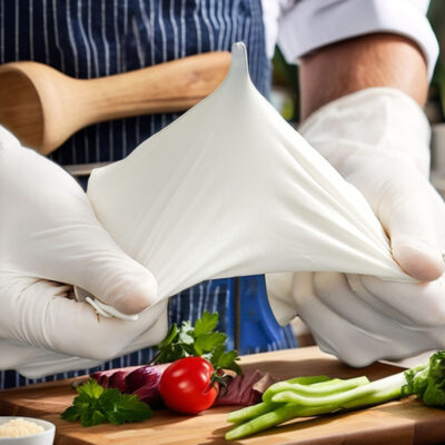 Food grade powder free nitrile gloves