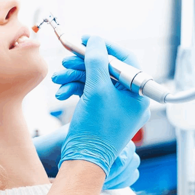 Hot pink latex free nitrile glove