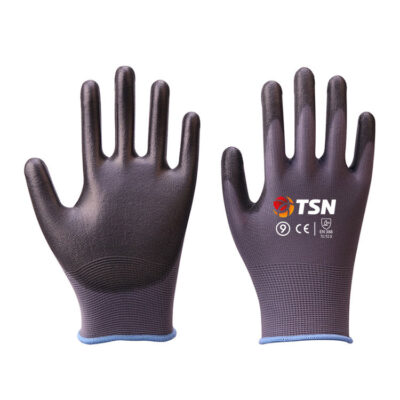 Industrial nitrile foam coated gloves