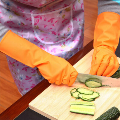 Orange diamond grip bulk nitrile gloves