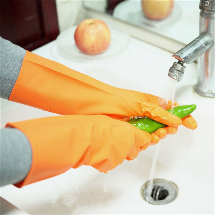 Orange diamond grip bulk nitrile gloves