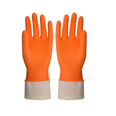 Orange diamond grip bulk nitrile gloves