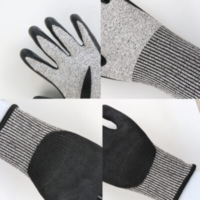 cut resistant nitrile safety gloves