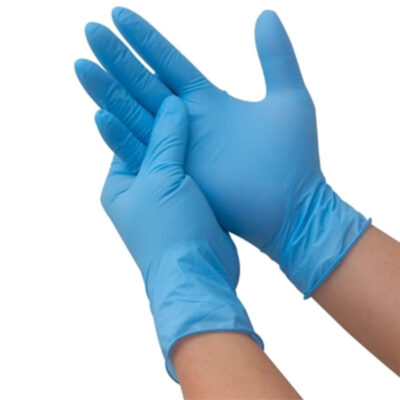 nitrile medical gloves finger