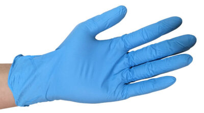 nitrile medical gloves finger