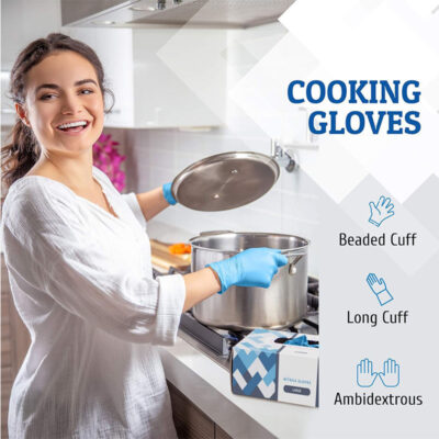 disposable nitrile examination gloves