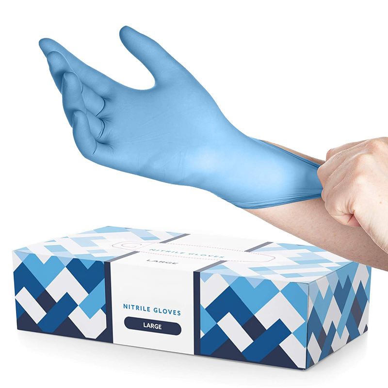 disposable nitrile examination gloves