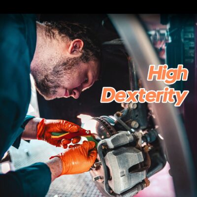 heavy duty diamond grip nitrile gloves