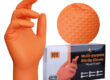 heavy duty diamond grip nitrile gloves