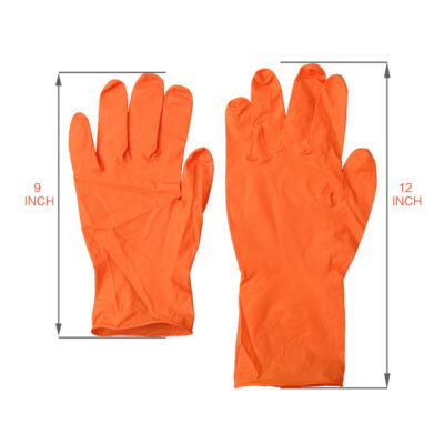 heavy duty diamond grip nitrile gloves