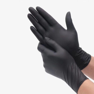 Custom package examination nitrile gloves