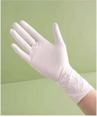 Food-grade long handled nitrile gloves