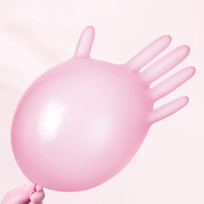 Food-grade long handled nitrile gloves