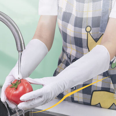 Extra long food safety nitrile gloves