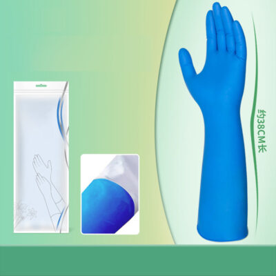 Extra long food safety nitrile gloves