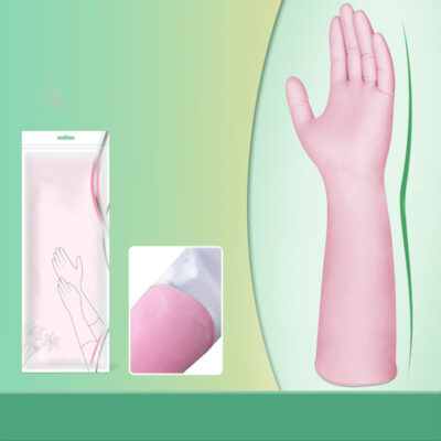 Extra long food safety nitrile gloves