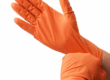 diamond textured nitrile disposable gloves