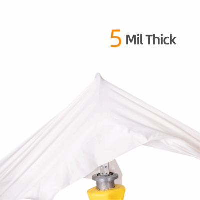 Durable powder-free medical nitrile gloves