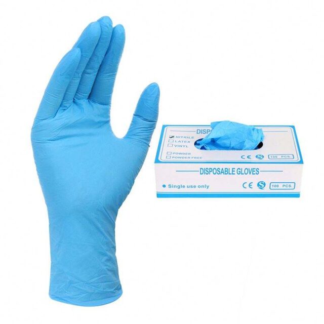 Nitrile Examination Manufacturer Disposable Plastic Nitrile Exam Gloves (6) Disposable nitrile examination gloves