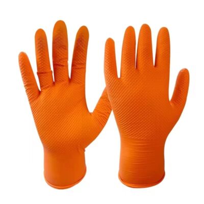 Heavy-duty mechanical nitrile gloves