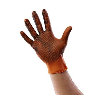 Heavy-duty mechanical nitrile gloves
